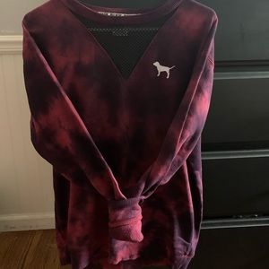 Long sleeve tie dye sweatshirt